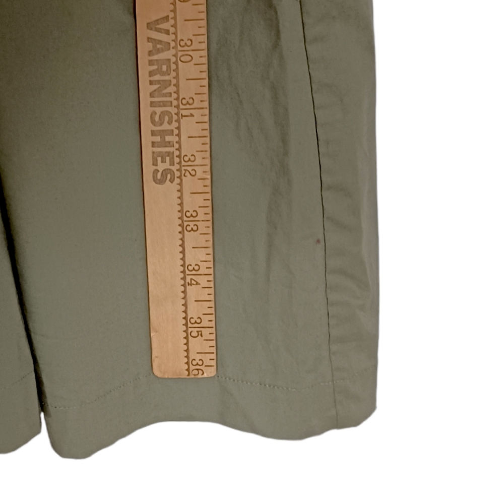 MOSSIMO Palm Tree Green Short Sleeve Pleated Tie Front Romper X-Large NWT - Picture 6 of 6